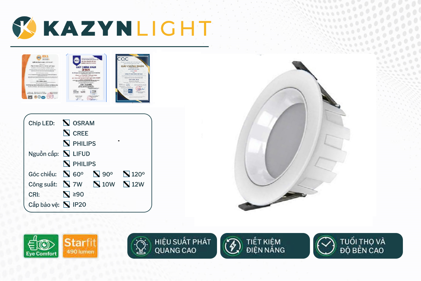 Âm trần Sportlight HIPPO - KZ017CT
